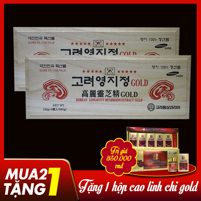 Cao Linh Chi Núi 6 năm tuổi – hộp gỗ trắng Gold L030