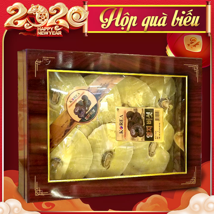 Nấm linh chi thượng hạng hộp quà biếu L027